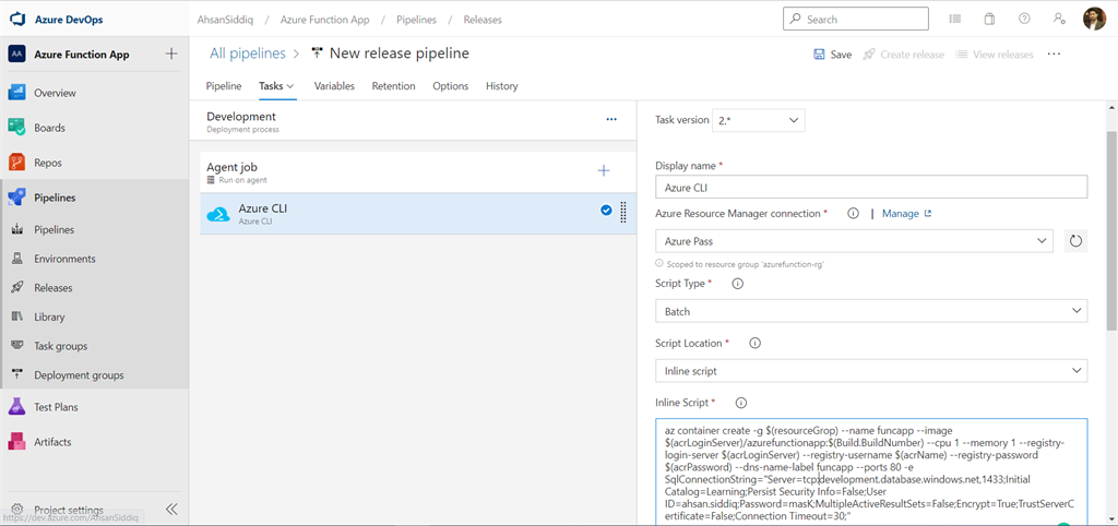 Build CI/CD Pipeline For Azure Container Instances
